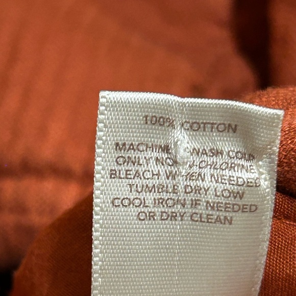 Loft Outlet Women’s Size 4 Rust Fall Colored Corduroy Button Up Skirt - Picture 6 of 6